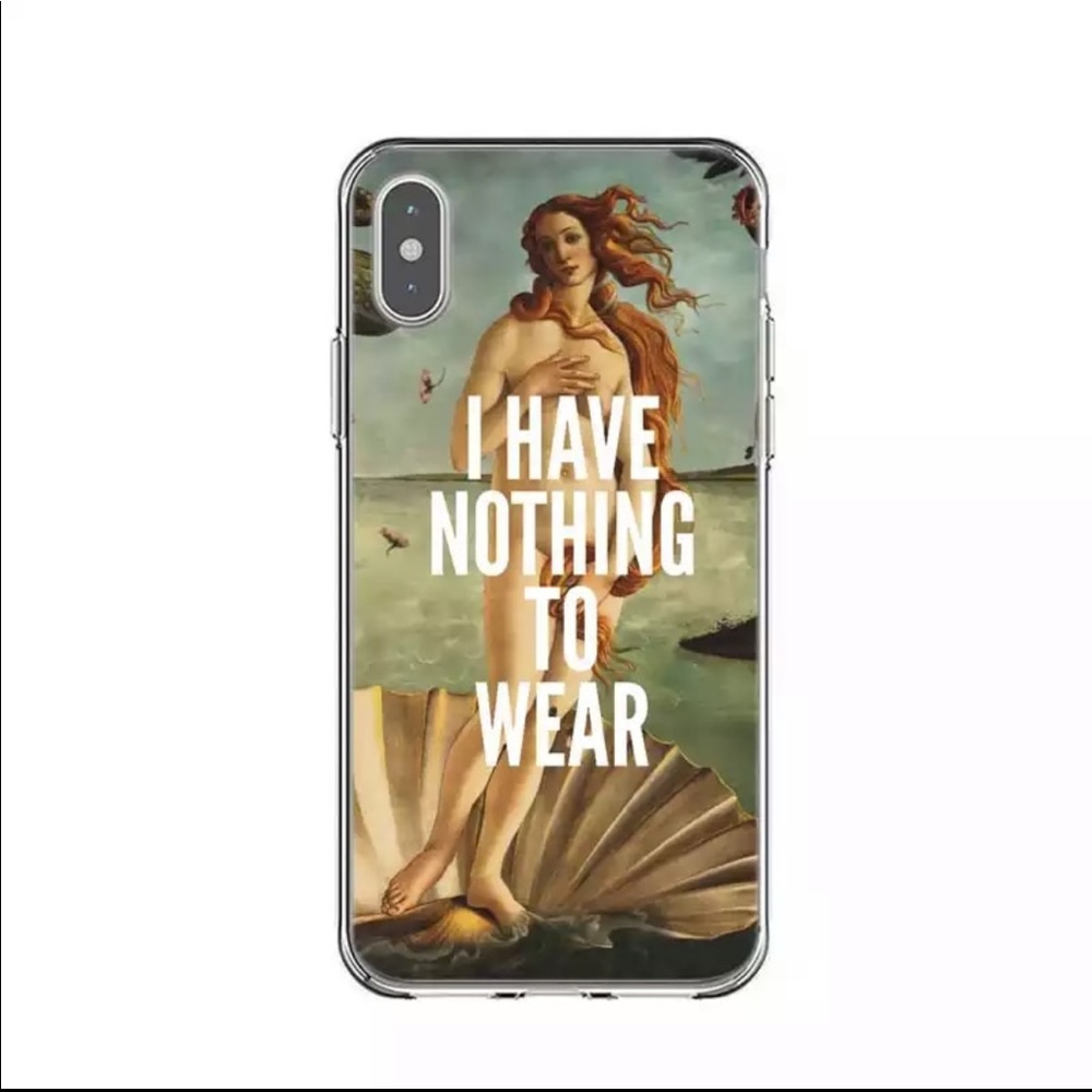 iPhone X/XsMax Birth of Venus Nothing to Wear Case